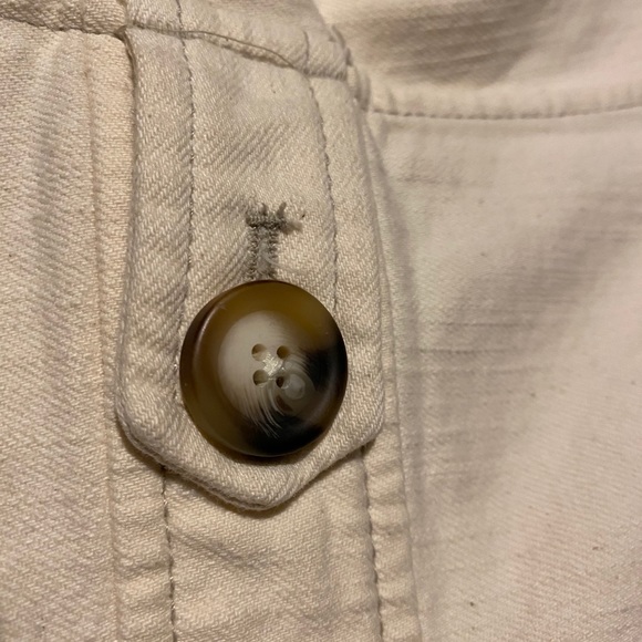 Gap White Jean Jacket Size 8 (m) - Picture 13 of 14